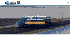 Desktop Screenshot of caledoniahaulers.com